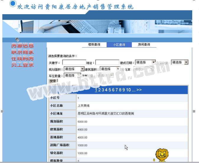 net299房地产房屋售房销售管理系统计算机毕业设计